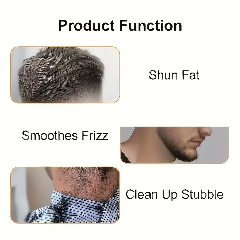 Kit de Cortador de Cabelo e Barba Sem Fio YAIAWISU para Homens - Dourado, Recarregável por USB com Display LCD, Lâmina T Precisa, Inclui Pentes Guia & Acessórios, Bateria de 600mAh, Aparador de Cabelo Recarregável