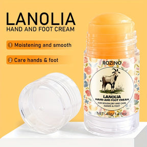 Crème pour les pieds à la lanoline