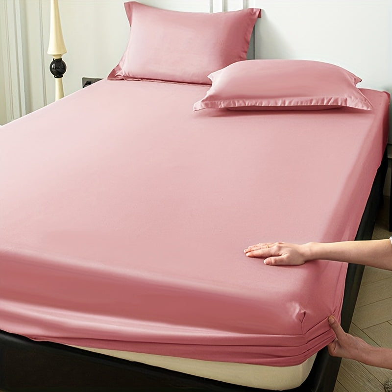 Conjunto de Roupa de Cama em Microfibra Macia e Respirável - Azul Escuro, Lavável na Máquina, Conforto para Todas as Estações com Design Aconchegante em Cor Sólida