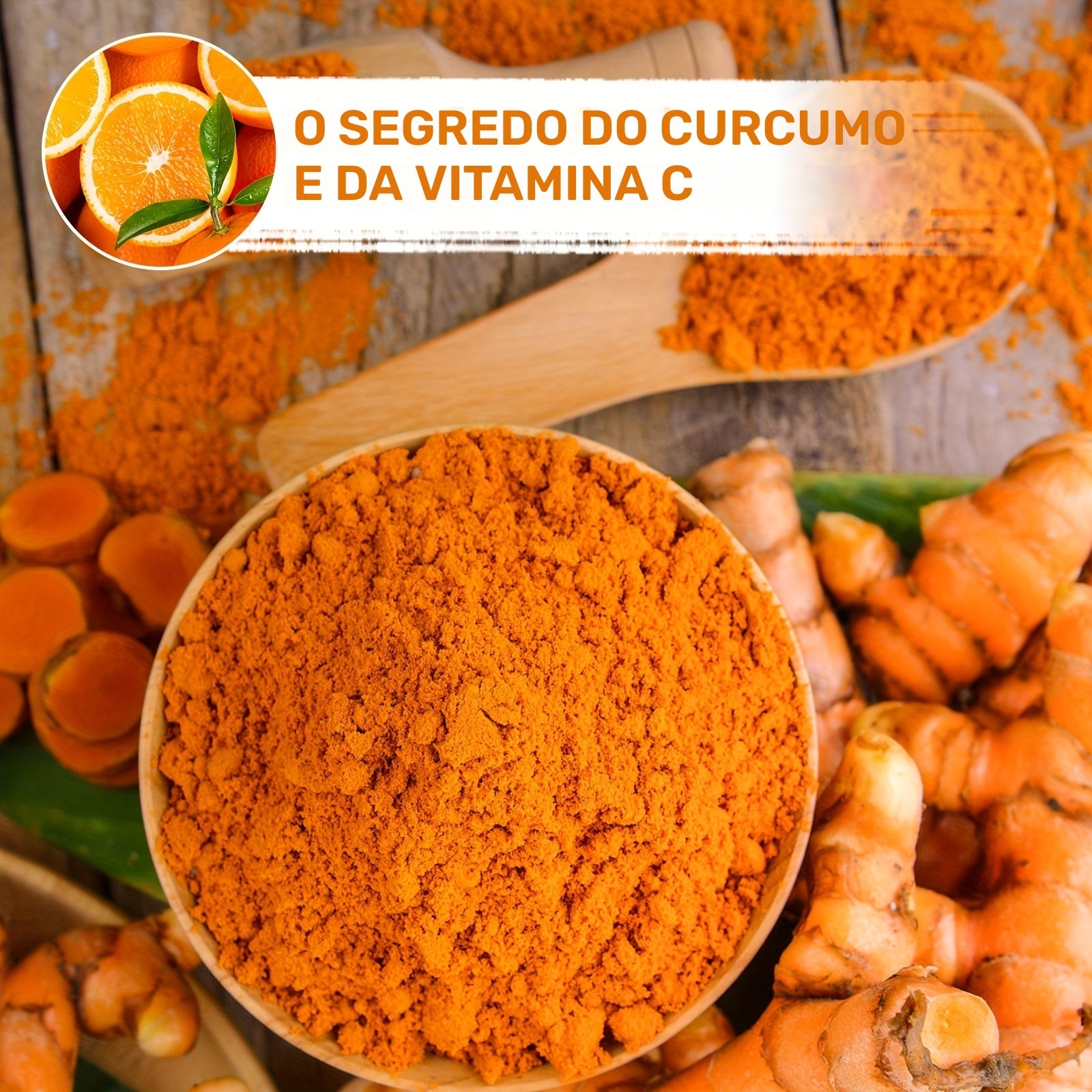 Masque Exfoliant Visage à la Vitamine C & Curcuma