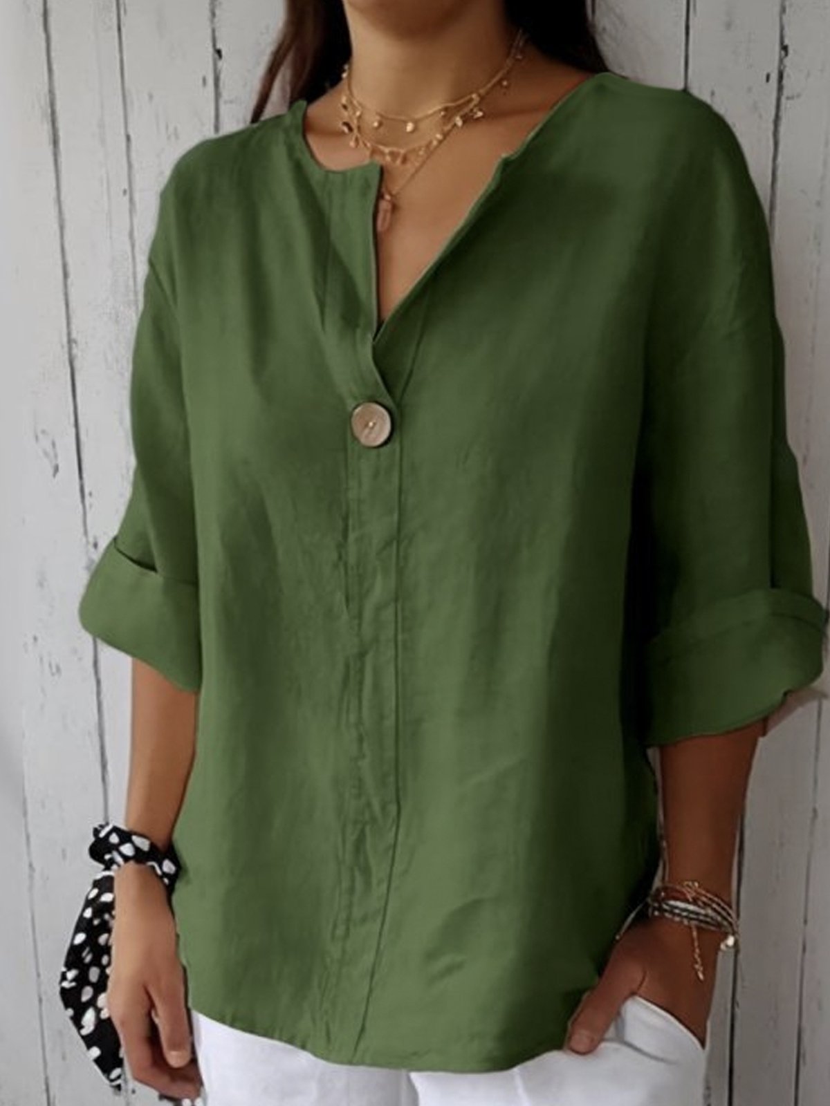 Aria | Blouse Détendue à Encolure en V