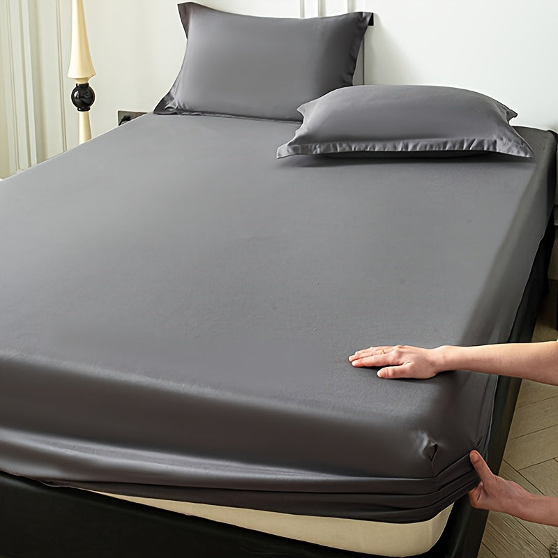 Conjunto de Roupa de Cama em Microfibra Macia e Respirável - Azul Escuro, Lavável na Máquina, Conforto para Todas as Estações com Design Aconchegante em Cor Sólida