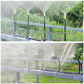 Dripi - Kit d'irrigation goutte à goutte avec tuyau flexible 360°
