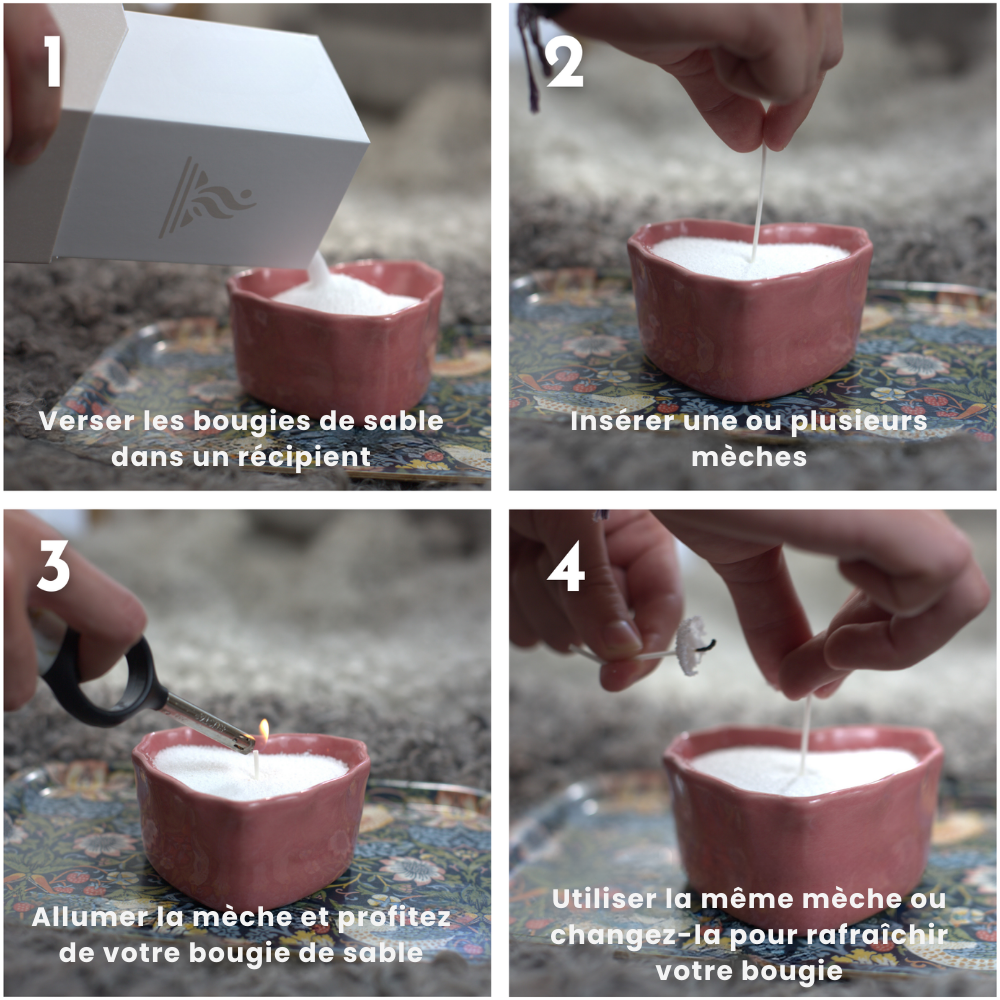 Candela - Bougie de sable (500g)