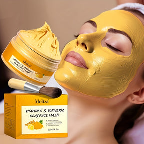 Masque Exfoliant Visage à la Vitamine C & Curcuma