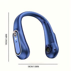 Mini Ventilateur Portable Sans Lame pour le Cou – Rechargeable, 3 Vitesses, Léger et Silencieux