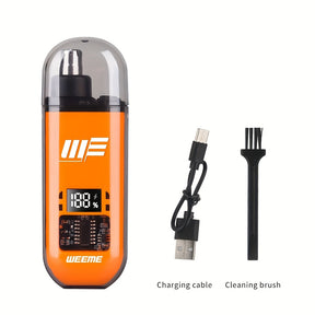 Tondeuse à poils de nez et oreilles – Rechargeable USB, étanche IPX7