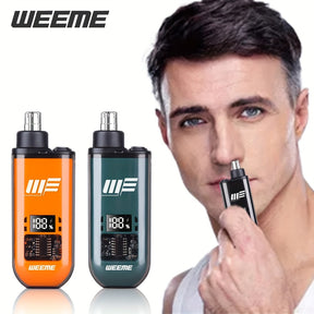 Tondeuse à poils de nez et oreilles – Rechargeable USB, étanche IPX7