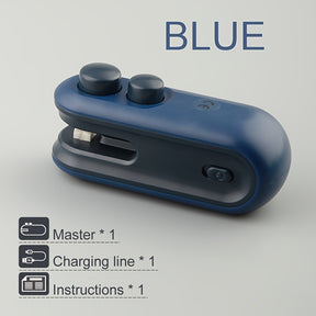 1pc Selador de Sacos de Embalagem de Lanches com Bateria Recarregável USB Magnética Incorporada, Mini Selador Portátil para Piquenique e Viagem, Máquina de Selagem de Plástico Manual, Ferramenta Mágica de Fecho de Sacos, Sacos de Batatas Fritas, Sacos de