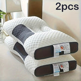 1/2peças Almofada de Pescoço Ajustável Ergonômica - Design Moderno Macio com Fecho de Zíper, Enchimento de Poliéster de Alta Qualidade, Lavável à Máquina para Conforto ao Dormir - Ideal para Dormir de Lado e de Costas, Almofada de Pescoço para Dormir, Sup