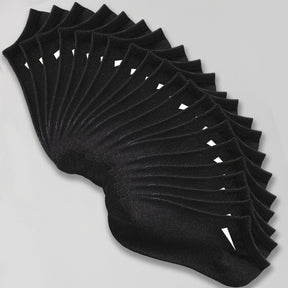 10/20 pares de meias masculinas respiráveis - mistura confortável de poliéster e spandex, design sólido, malha leve, ideal para uso casual, meias diárias | estilo minimalista | tecido durável, design simples, material macio, vida ativa