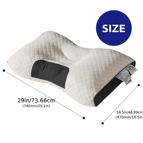 1/2peças Almofada de Pescoço Ajustável Ergonômica - Design Moderno Macio com Fecho de Zíper, Enchimento de Poliéster de Alta Qualidade, Lavável à Máquina para Conforto ao Dormir - Ideal para Dormir de Lado e de Costas, Almofada de Pescoço para Dormir, Sup