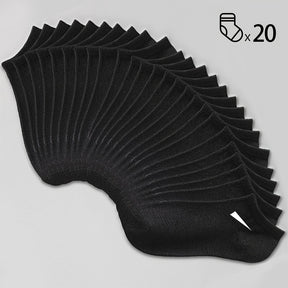 10/20 pares de meias masculinas respiráveis - mistura confortável de poliéster e spandex, design sólido, malha leve, ideal para uso casual, meias diárias | estilo minimalista | tecido durável, design simples, material macio, vida ativa