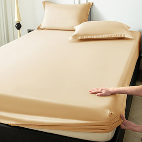 Conjunto de Roupa de Cama em Microfibra Macia e Respirável - Azul Escuro, Lavável na Máquina, Conforto para Todas as Estações com Design Aconchegante em Cor Sólida