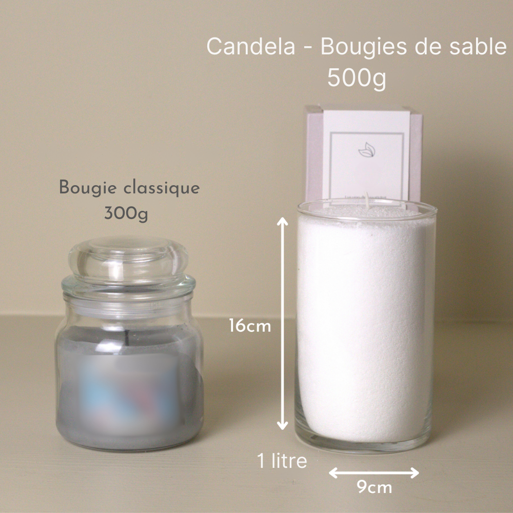 Candela - Bougie de sable (500g)