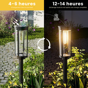 SolarGlow - Eclairage solaire LED (Pack de 2)