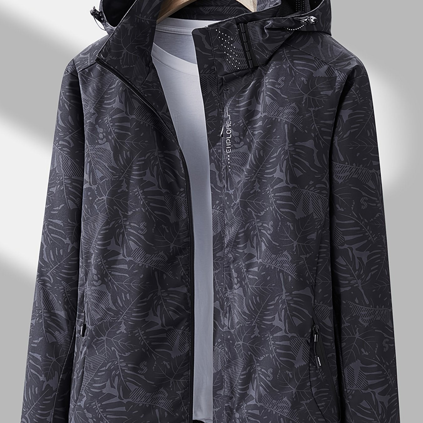 Veste de course en plein air pour femme – Coupe-vent &amp; imperméable avec capuche amovible