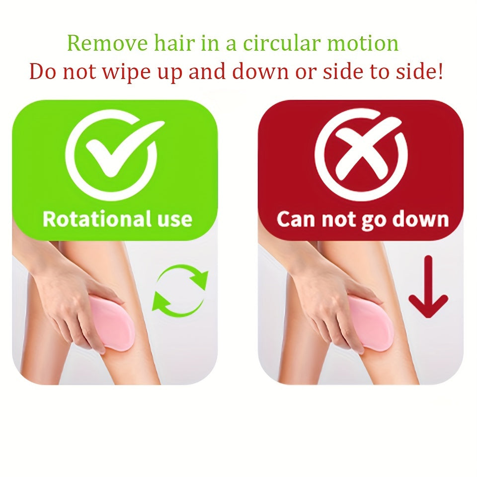 Gomme à Cheveux en Cristal – Épilation Physique Indolore
