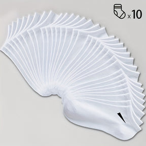 10/20 pares de meias masculinas respiráveis - mistura confortável de poliéster e spandex, design sólido, malha leve, ideal para uso casual, meias diárias | estilo minimalista | tecido durável, design simples, material macio, vida ativa