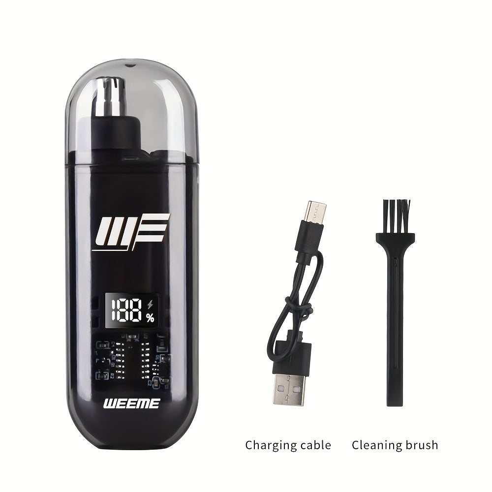 Tondeuse à poils de nez et oreilles – Rechargeable USB, étanche IPX7