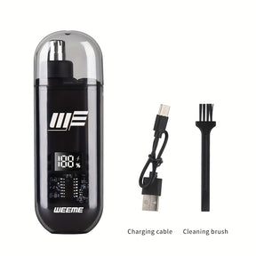 Tondeuse à poils de nez et oreilles – Rechargeable USB, étanche IPX7