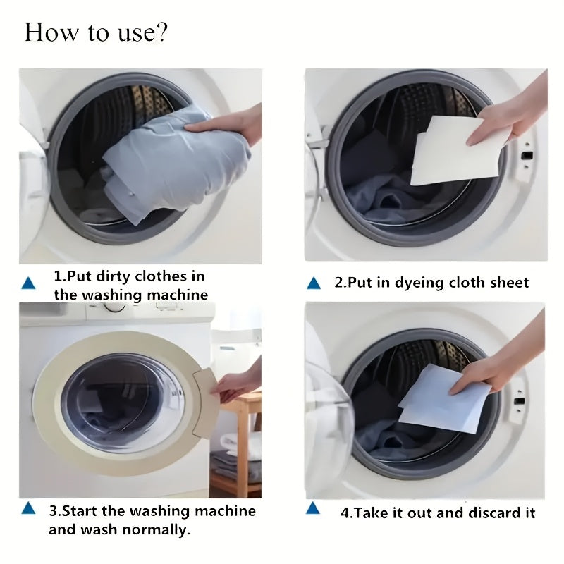 Feuilles de Capteur de Couleur pour Linge - 100 pièces