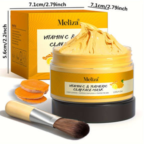 Masque Exfoliant Visage à la Vitamine C & Curcuma