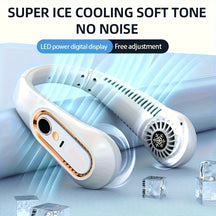 Mini Ventilateur Portable Sans Lame pour le Cou – Rechargeable, 3 Vitesses, Léger et Silencieux
