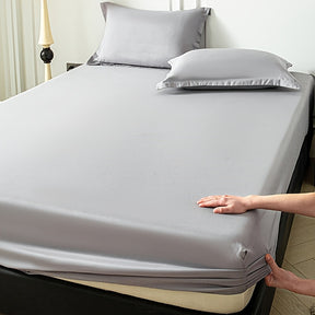 Conjunto de Roupa de Cama em Microfibra Macia e Respirável - Azul Escuro, Lavável na Máquina, Conforto para Todas as Estações com Design Aconchegante em Cor Sólida