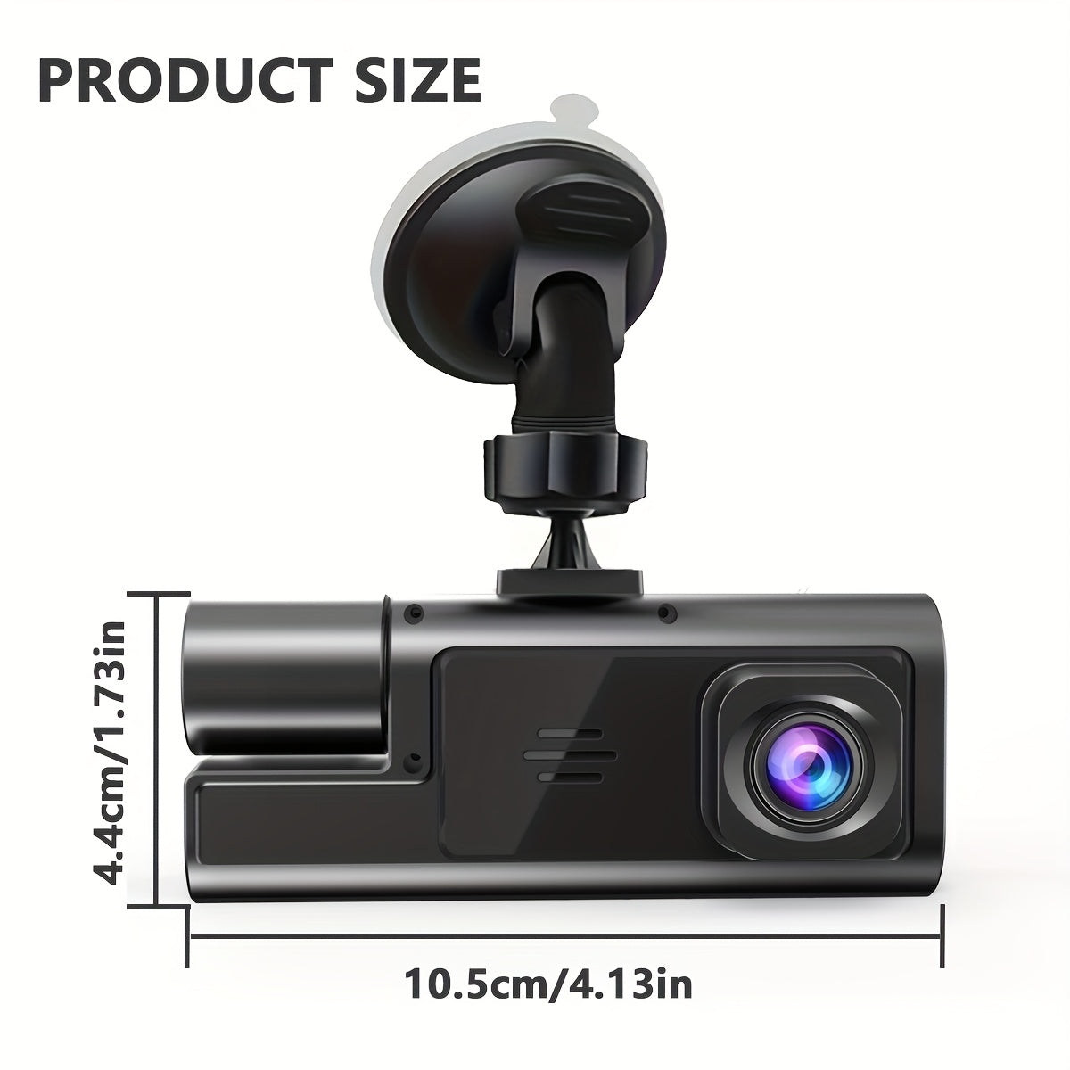 DashCam Voiture 3 Canaux – 1080P