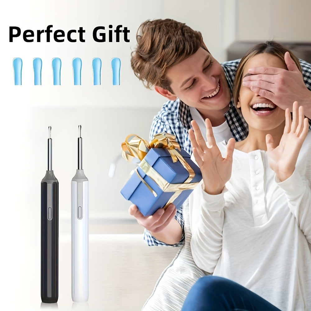 Nettoyeur d’Oreille Intelligent Sans Fil – Otoscope HD 1080P avec Caméra et LED