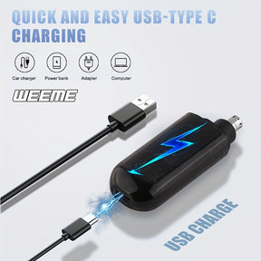 Tondeuse à poils de nez et oreilles – Rechargeable USB, étanche IPX7