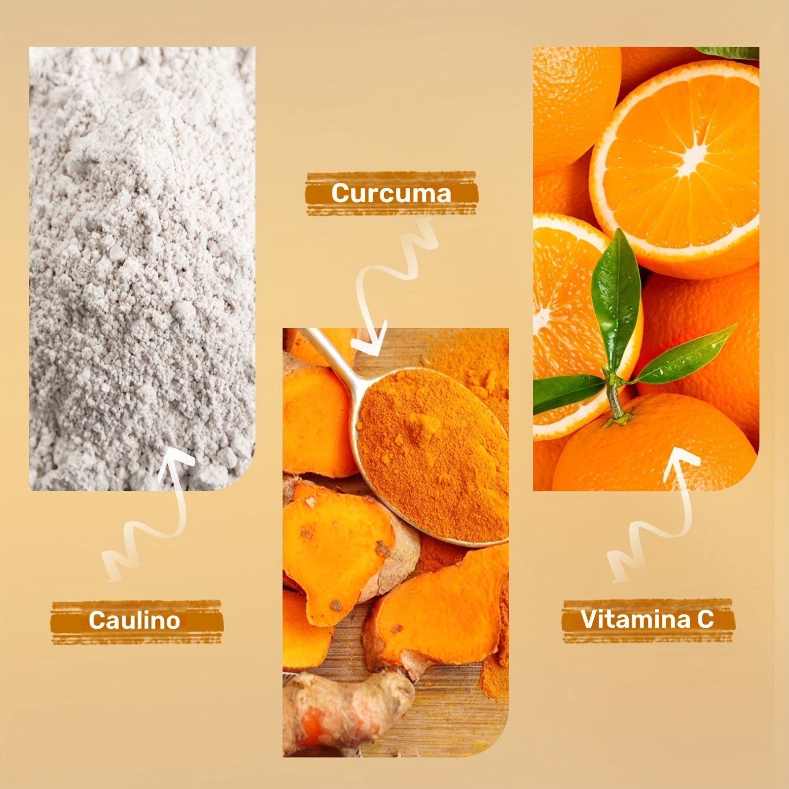 Masque Exfoliant Visage à la Vitamine C & Curcuma