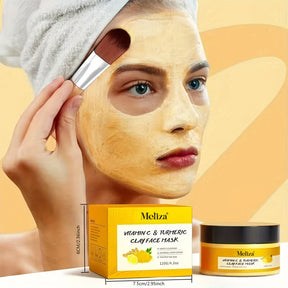Masque Exfoliant Visage à la Vitamine C & Curcuma