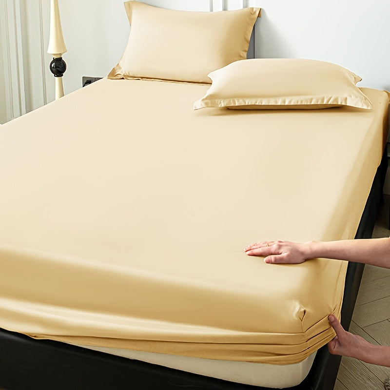 Conjunto de Roupa de Cama em Microfibra Macia e Respirável - Azul Escuro, Lavável na Máquina, Conforto para Todas as Estações com Design Aconchegante em Cor Sólida