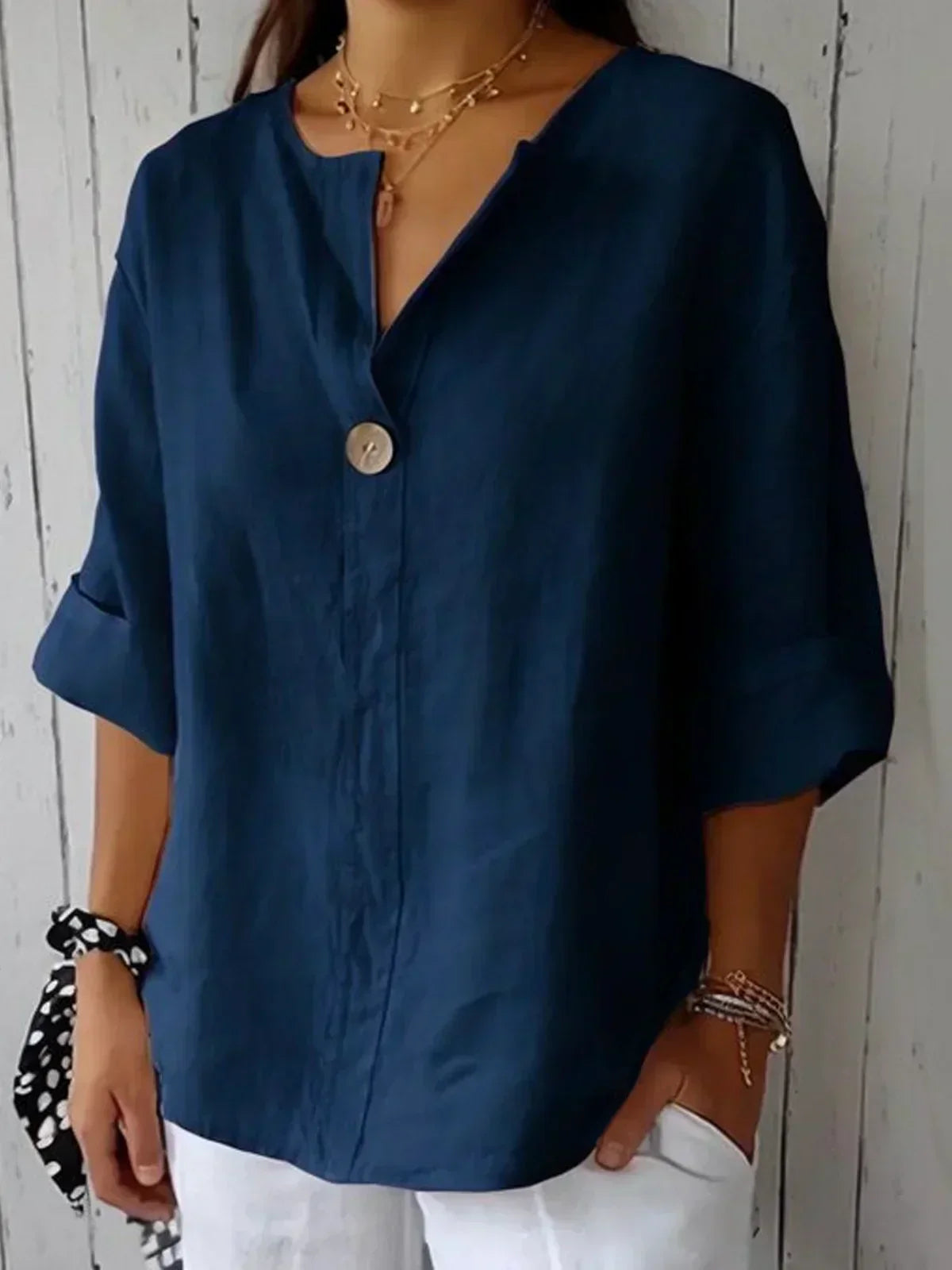 Aria | Blouse Détendue à Encolure en V