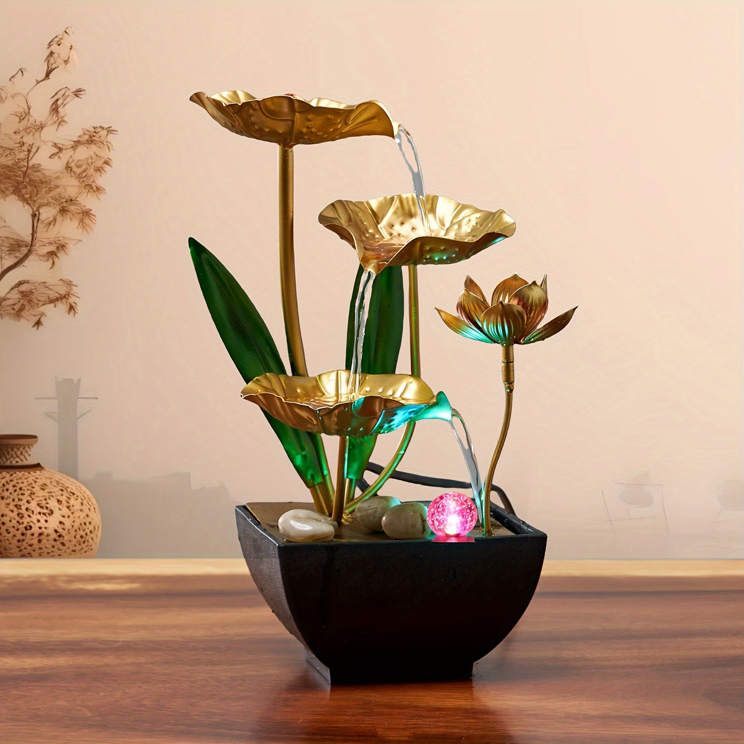 Fontaine à eau automatique pour décoration de table