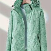 Veste de course en plein air pour femme – Coupe-vent &amp; imperméable avec capuche amovible