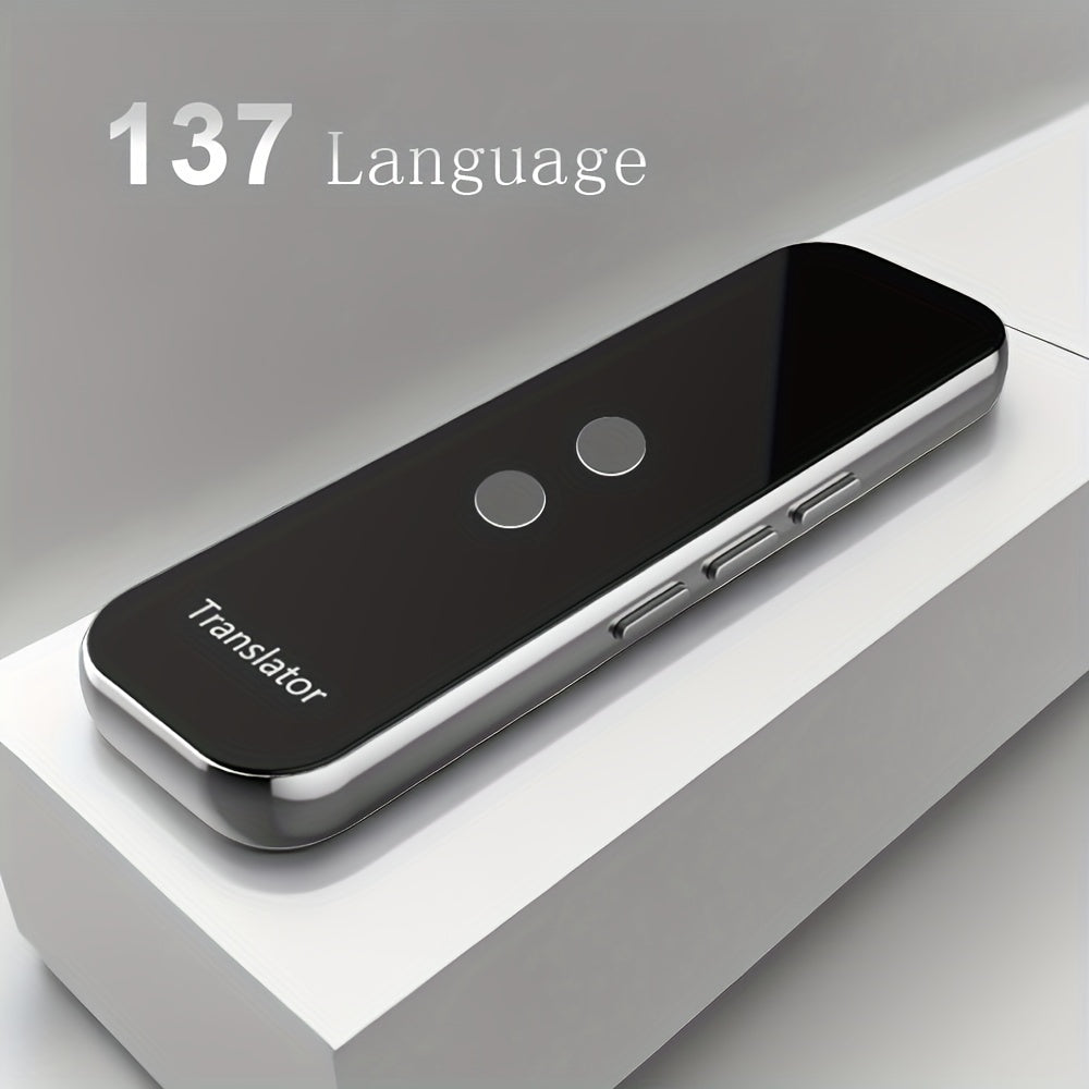 Tradutor de Línguas Inteligente Portátil com BT para Viagens, Aprendizado e Negócios - 1 unidade