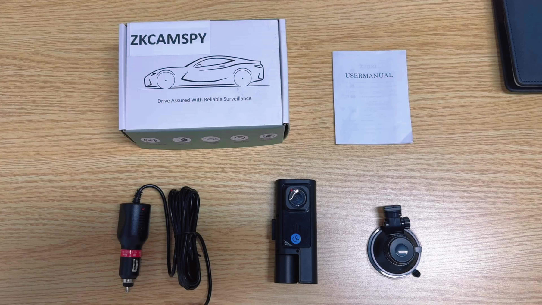 DashCam Voiture 3 Canaux – 1080P
