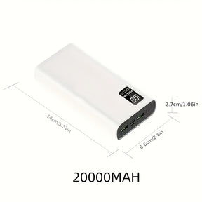Carregador portátil BYGP, 22.5W 10000/20000mAh USB C Power In/Out Carregamento rápido, PD 3.0+QC 4.0 Display LED Pacote de bateria de telefone compatível com for iphone 15/14/13/12 Pro, para for samsung S21, Google/para for ipad Tablet, etc