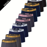 Lot de 10 boxers décontractés respirants et confortables pour homme