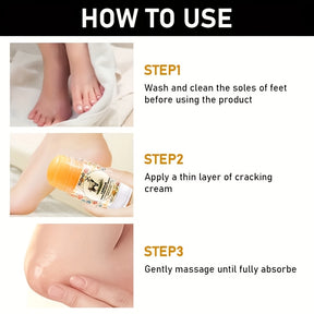 Crème pour les pieds à la lanoline