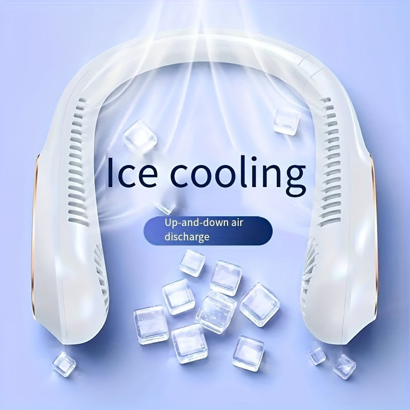 Mini Ventilateur Portable Sans Lame pour le Cou – Rechargeable, 3 Vitesses, Léger et Silencieux