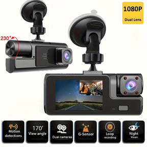 DashCam Voiture 3 Canaux – 1080P