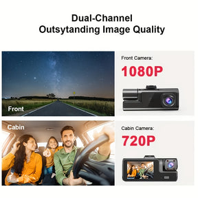 DashCam Voiture 3 Canaux – 1080P
