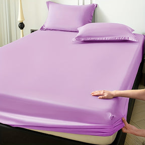 Conjunto de Roupa de Cama em Microfibra Macia e Respirável - Azul Escuro, Lavável na Máquina, Conforto para Todas as Estações com Design Aconchegante em Cor Sólida