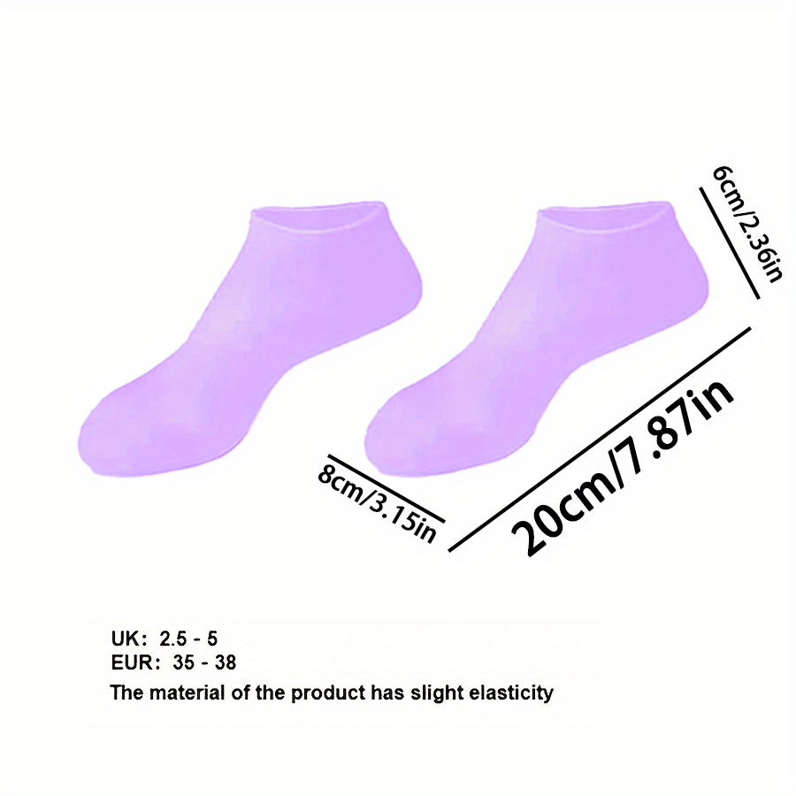 Chaussettes en Silicone Hydratantes & Protectrices pour les Pieds