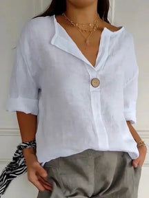 Aria | Blouse Détendue à Encolure en V