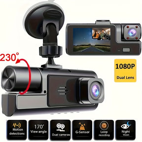 DashCam Voiture 3 Canaux – 1080P